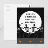 Funny Halloween Postkarte (Vorne/Hinten)
