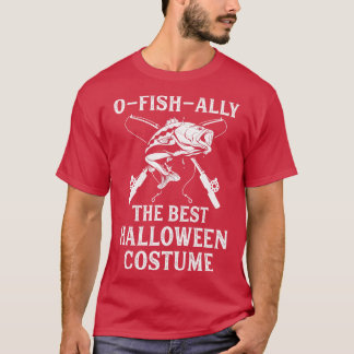 Funny Halloween Pub Fisherman Fishing Halloween Co T-Shirt