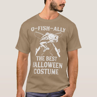 Funny Halloween Pub Fisherman Fishing Halloween Co T-Shirt