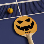 Funny Halloween Pumpkin Face Ping Pong Paddle Tischtennis Schläger