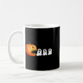 Funny Halloween Pumpkin Ghosts Jack O Lantern Kaffeetasse (Links)