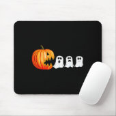 Funny Halloween Pumpkin Ghosts Jack O Lantern Mousepad (Mit Mouse)