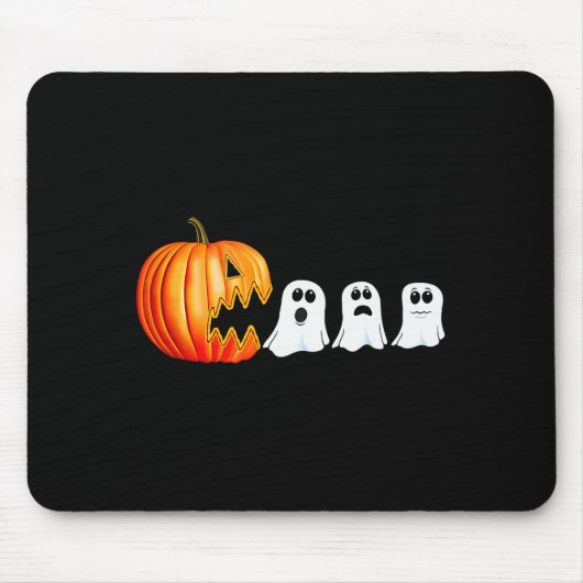 Funny Halloween Pumpkin Ghosts Jack O Lantern Mousepad (Vorne)
