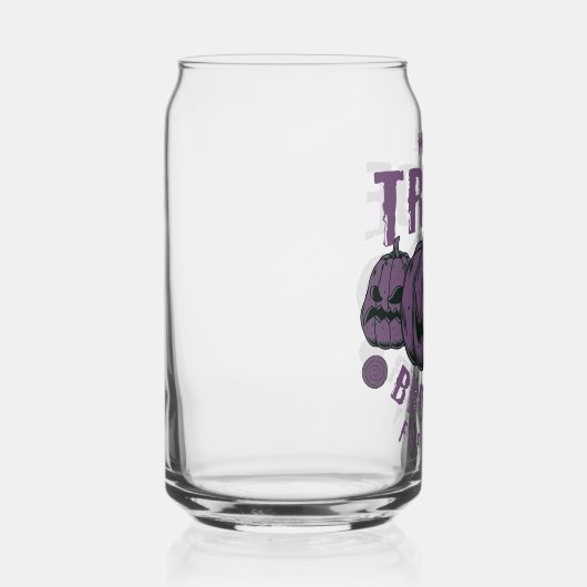 Funny Halloween Pumpkin Glass Dosenglas (Rechts)