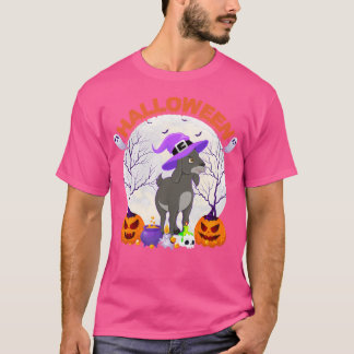 Funny Halloween Pumpkin Hexchy Goat Halloween T-Shirt