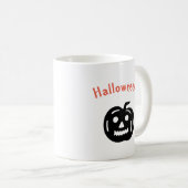 Funny Halloween Pumpkin Kaffeetasse (VorderseiteRechts)