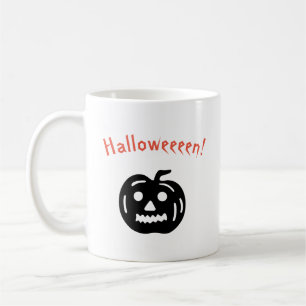 Funny Halloween Pumpkin Kaffeetasse