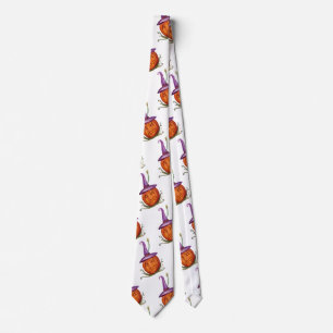 Funny Halloween Pumpkin Neck Tie Krawatte