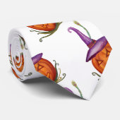 Funny Halloween Pumpkin Neck Tie Krawatte (Gerollt)