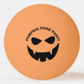 Funny Halloween Pumpkin Party Personalisiert Tischtennisball (Vorderseite)
