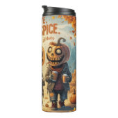 Funny Halloween Pumpkin Spice Thermal Tumbler  Thermosbecher (Nach rechts gedreht)
