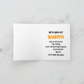 Funny Halloween Pumpkins Party Einladung Template (Innenseite)