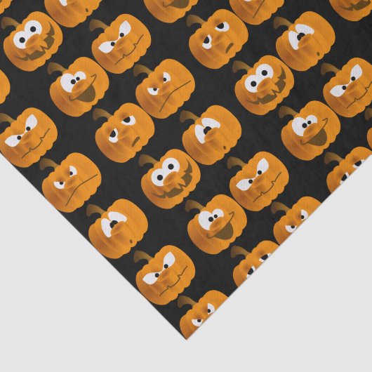 Funny Halloween Pumpkins Seidenpapier (Ausschnitt)