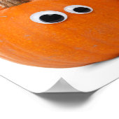 Funny Halloween Pumpkins Zollposter Poster (Ecke)