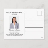 Funny Halloween Real Anwesen Farm Feiertagspostkarte (Rückseite)