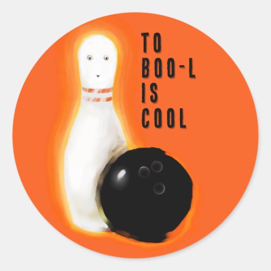 Funny Halloween Runder Aufkleber (Vorderseite)