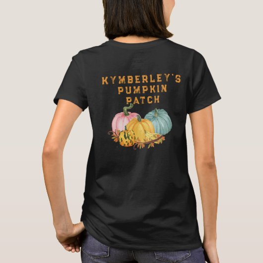 Funny Halloween Shirt für Paare Name auf der Rücks (Rückseite)