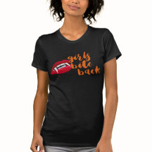 Funny Halloween Shirt Girls beißen lustige Frauen 
