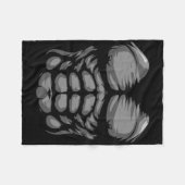 Funny Halloween Shirt Kid Adult Monkey Gorilla Che Fleecedecke (Vorderseite (Horizontal))