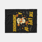 Funny Halloween Showghoul Ghost Costume Party Desi Fleecedecke (Vorderseite (Horizontal))