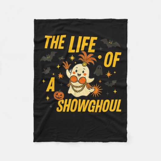 Funny Halloween Showghoul Ghost Costume Party Desi Fleecedecke (Vorderseite)