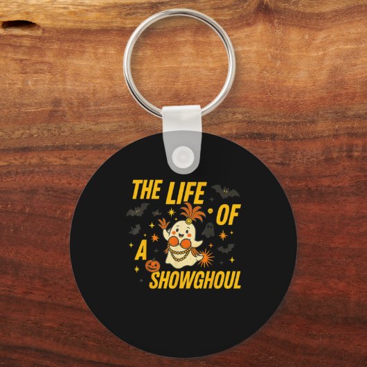 Funny Halloween Showghoul Ghost Costume Party Desi Schlüsselanhänger (Vorderseite)