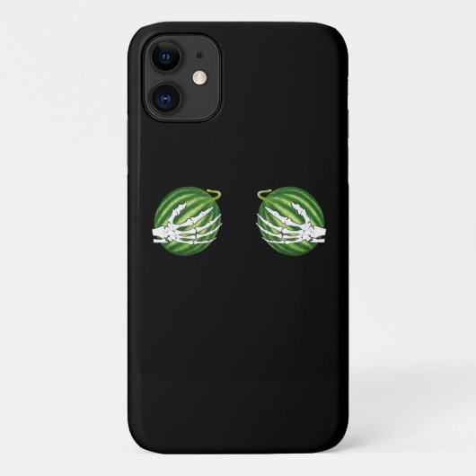 Funny Halloween Skeleton Hands Holding Melons Case-Mate iPhone Hülle (Rückseite)