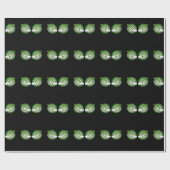 Funny Halloween Skeleton Hands Holding Melons Geschenkpapier (Flach)