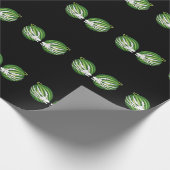 Funny Halloween Skeleton Hands Holding Melons Geschenkpapier (Ecke)