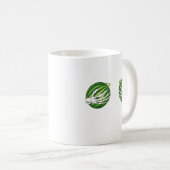 Funny Halloween Skeleton Hands Holding Melons Kaffeetasse (VorderseiteRechts)