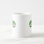Funny Halloween Skeleton Hands Holding Melons Kaffeetasse (Mittel)