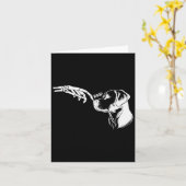 Funny Halloween Skeleton Karte (Gelbe Blume)