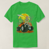 Funny Halloween Skeleton Monster Truck Kids Boys T T-Shirt (Design vorne)