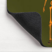 Funny Halloween Skeleton Mousepad (Ecke)