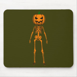 Funny Halloween Skeleton Mousepad