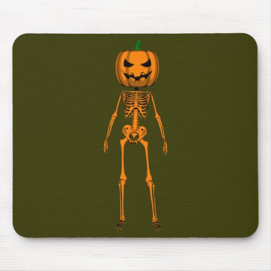 Funny Halloween Skeleton Mousepad (Vorne)