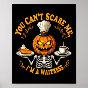 Funny Halloween Skelett Du kannst mir nicht zusage Poster
