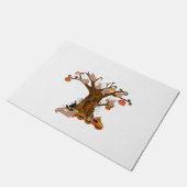 Funny Halloween Sloth Spooky Halloween Tree Fußmatte (Schrägansicht)