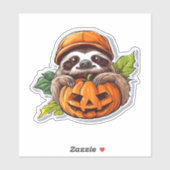 Funny Halloween Sloth Sticker Klassischer T - Shir (Blatt)
