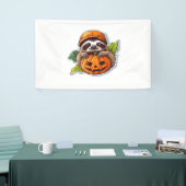 Funny Halloween Sloth Sticker Klassischer T - Shir Banner (Messeveranstaltung)
