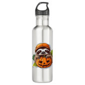 Funny Halloween Sloth Sticker Klassischer T - Shir Edelstahlflasche (Vorderseite)