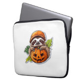 Funny Halloween Sloth Sticker Klassischer T - Shir Laptopschutzhülle (Vorderseite Links)