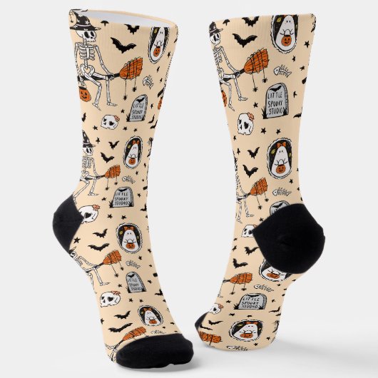 Funny Halloween Socks Socken (Gewinkelt)