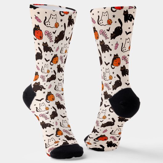 Funny Halloween Socks Socken (Gewinkelt)