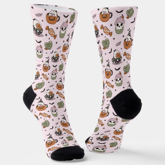 Funny Halloween Socks Socken (Gewinkelt)