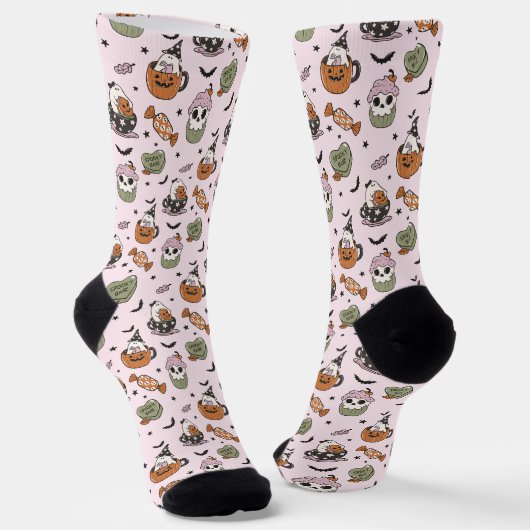 Funny Halloween Socks Socken (Gewinkelt)