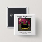 Funny Halloween Spaß Button Gifts/Favoriten (Vorne & Hinten)