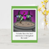 Funny Halloween Spaß Card Spectickles Karte (Gelbe Blume)