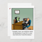 Funny Halloween Spaß Grußkarte Feiertagskarte (Vorne/Hinten)