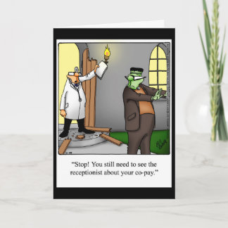 Funny Halloween Spaß Grußkarte Karte